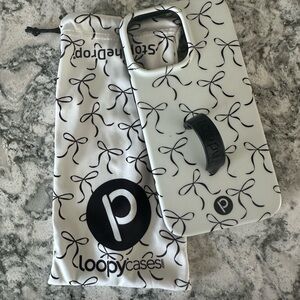 LoopyCases White and Black Phone Case